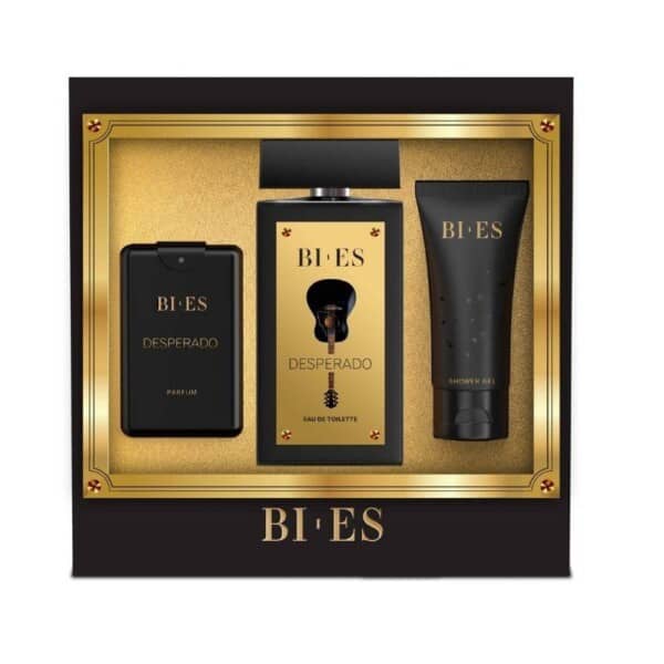 Bi Es Desperado Set for Men Άρωμα EDT 100ml Shower Gel 50ml Parfum 15ml e1644487761207