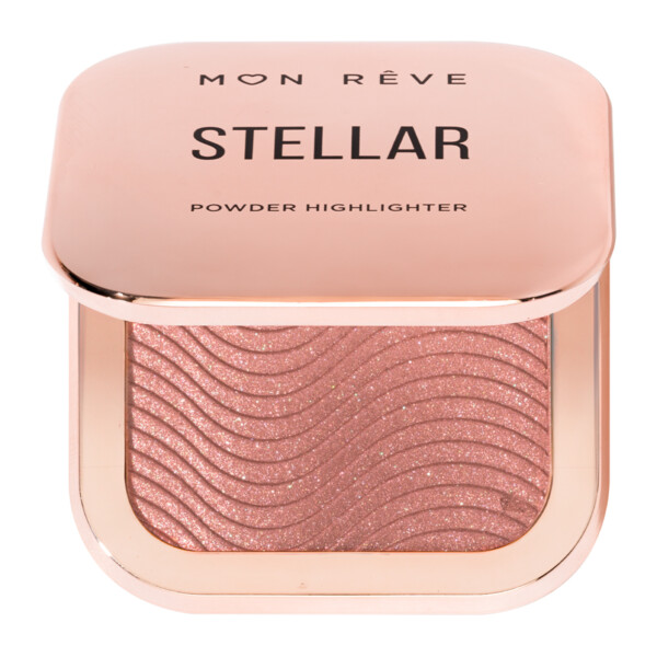 Mon Reve- Stellar Powder Highlighter- 04 Rose Gold