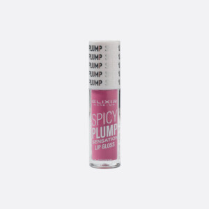 Λιπ γκλος Spicy Plum από Elixir με έντονο ροζ χρώμα και γεύση φρουτένιας πικάντικης απόχρωσης.