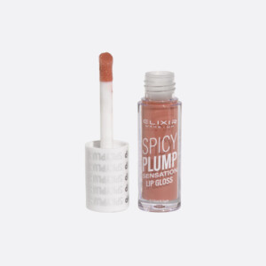 Άντηλιακό gloss χειλιών Spicy Plump από Elixir Makeup.