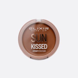 Αντηλιακή κρέμα μακιγιάζ Elixir Sun Kissed σε μορφή κρέμας, ιδανική για φυσικό μαύρισμα και προστασί.