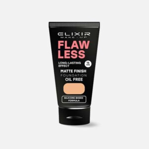 Βάση μακιγιάζ Elixir Flawless, ματ και χωρίς λάδι, ιδανική για τέλειο και μακράς διάρκειας αποτέλεσμ.